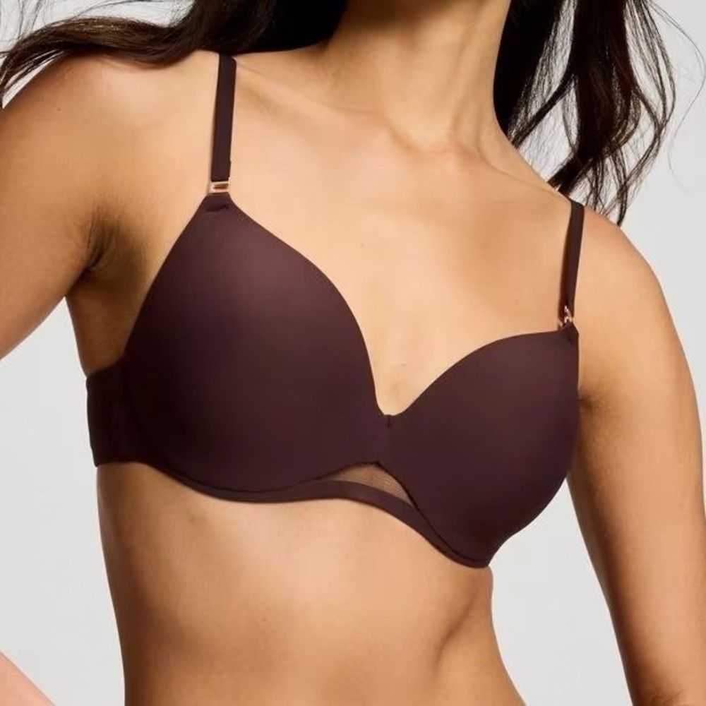 Soma Bodify Perfect Coverage Underwire T-Shirt Bra 40DD Purple Full Support
